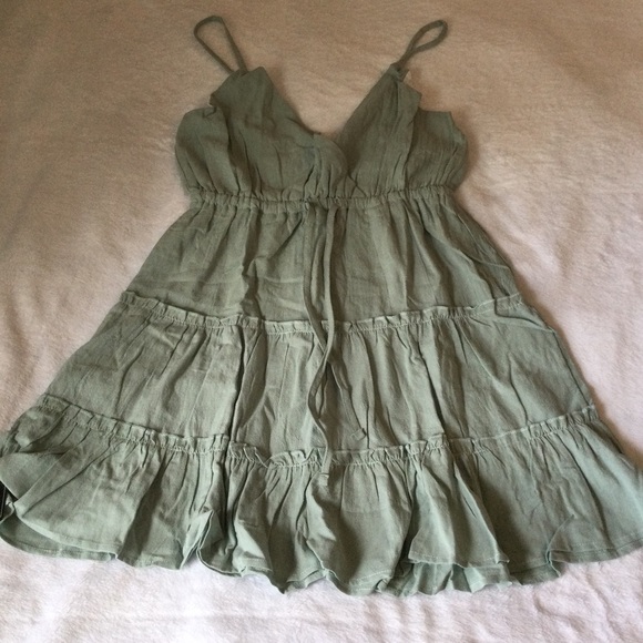 Zaful Drawstring Surplice Cami Mini Dress - Picture 4 of 7